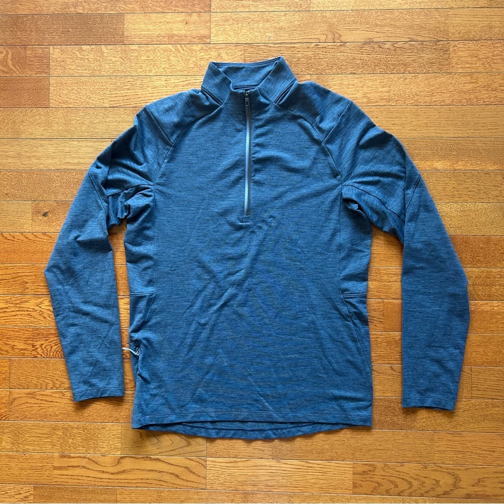 Lululemon Surge Warm Half Zip Blue